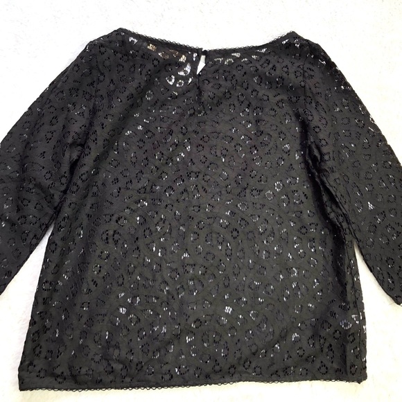 Loft Lace Cutout Blouse - Picture 5 of 11